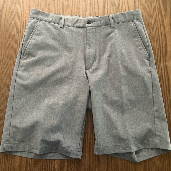 Greg Norman Collection Light Gray Men's Shorts - Picture 1 of 7